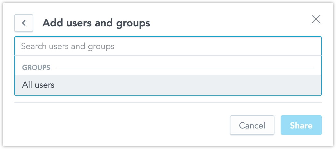 User and group selection menu with the managementGroup option highlighted under Groups.