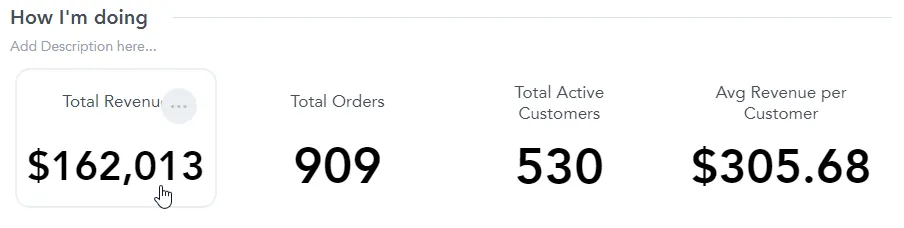 Start of a drag-and-drop action to move a visualization widget within a dashboard.