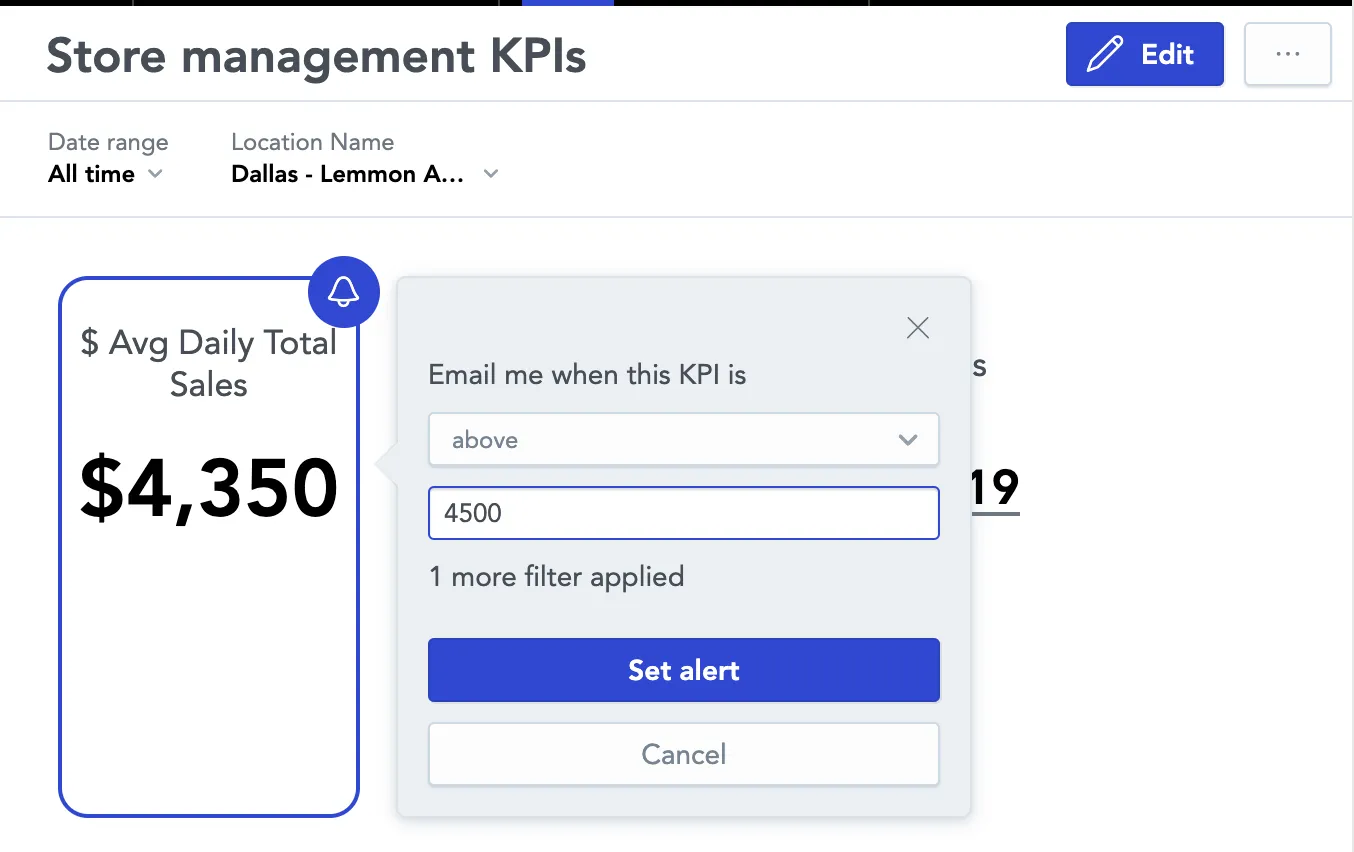 Custom primary color.