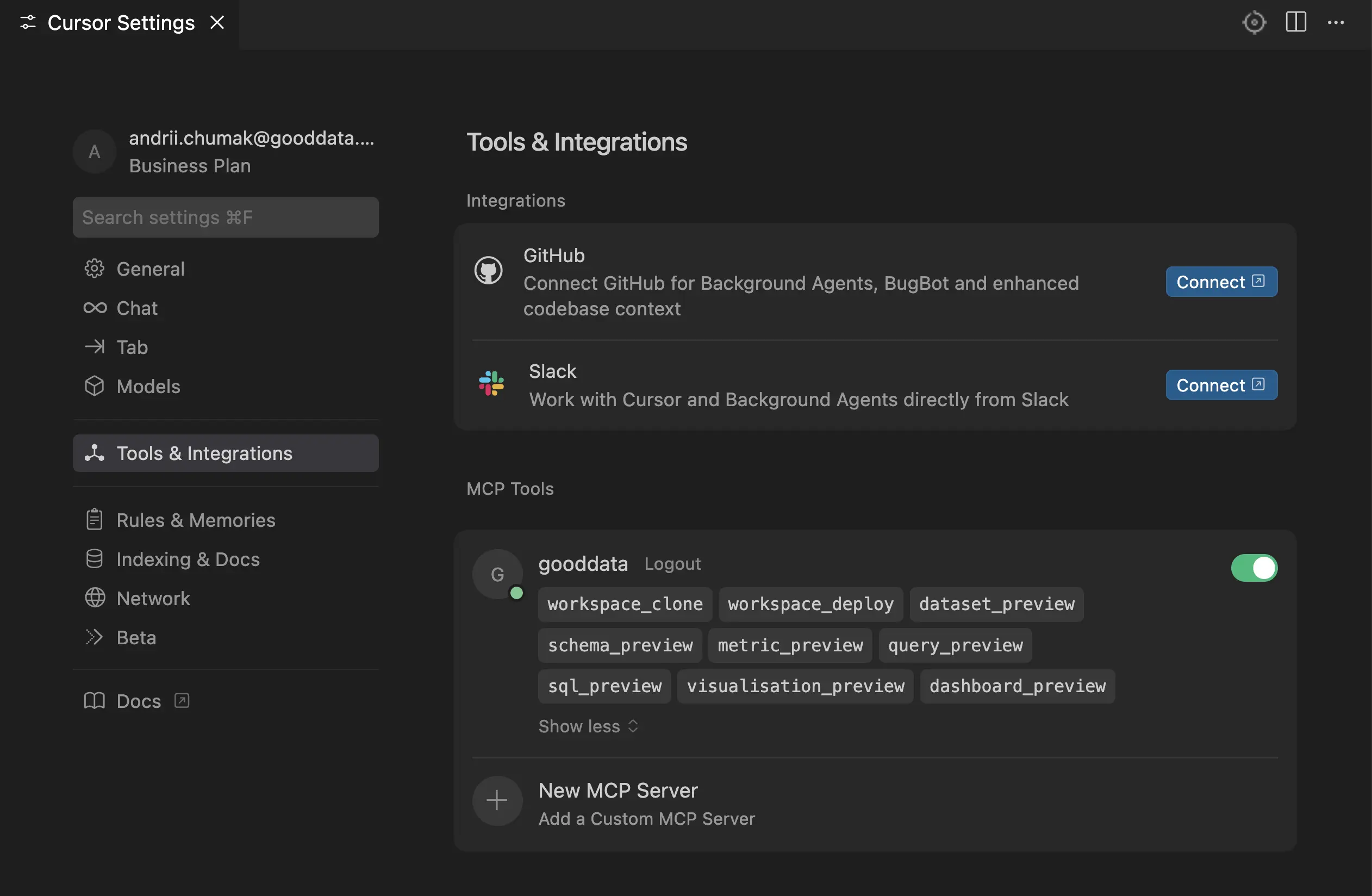 Validate MCP Server connection